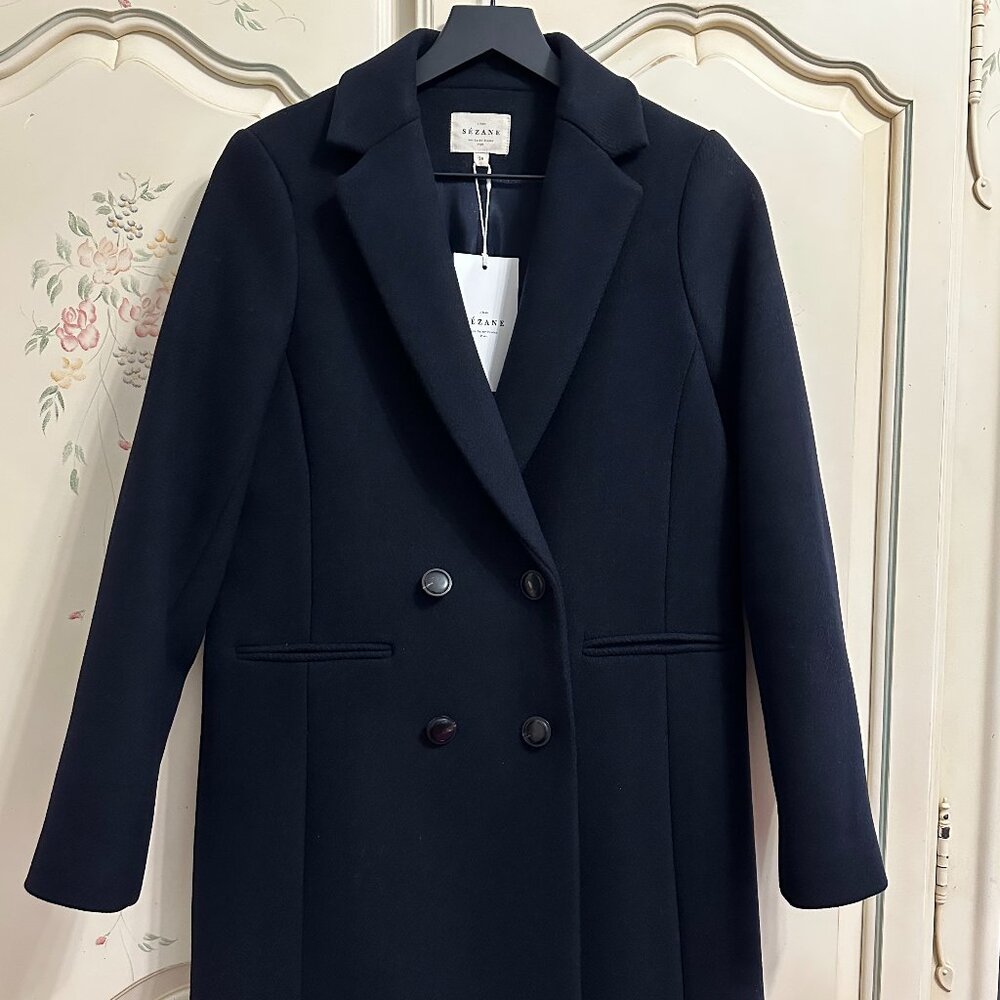 Sezane Johnson Coat — Size 36